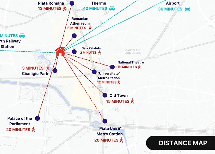 Apartman Iconic View - Sala Palatului -top Location